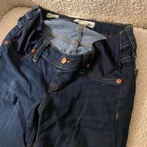 Madewell maternity jeans with side panels